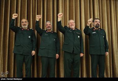 چهار فرمانده سپاه در یک عکس