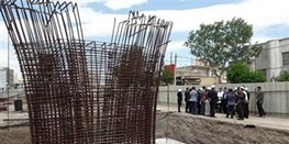 شتاب دوموتوره در عرشه پروژه پل قدس اردبیل