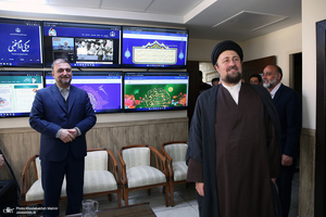 بازدید سید حسن خمینی از موسسه تنظیم و نشر آثار امام خمینی (س)