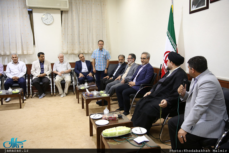 دیدار صمیمانه ملی پوشان تیم تیر اندازی اعزامی به مسابقان آسیایی با سید حسن خمینی