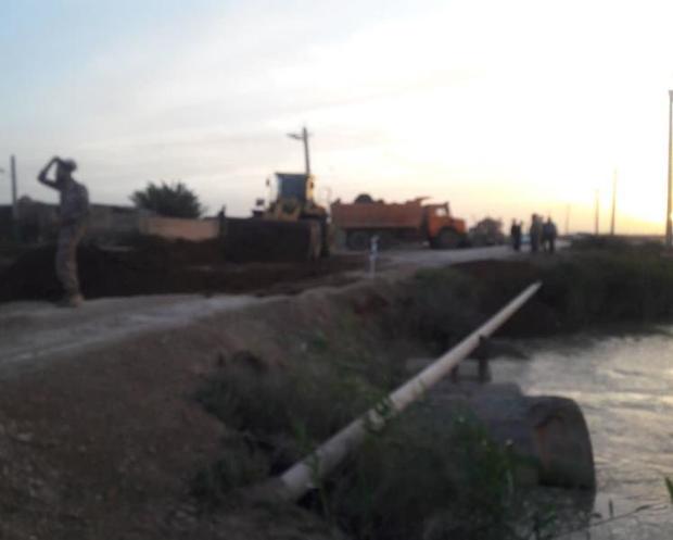 پل آسیب دیده روستای ناهی اروندکنار بازسازی شد