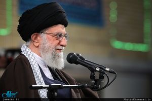 دیدار جمعی از جوانان و نوجوانان عازم اردوهای راهیان نور با رهبر معظم انقلاب