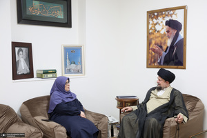 دیدار سخنگوی دولت  باسید حسن خمینی