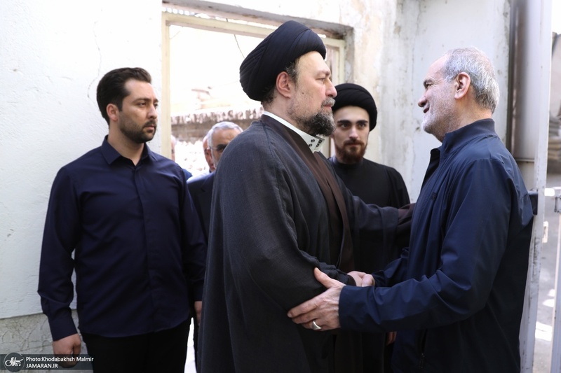 دیدار رئیس جمهوری با آیت الله سید حسن خمینی