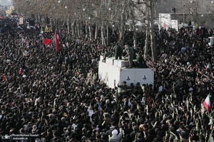 حضور میلیون ها تهرانی در تشییع پیکر مطهر سردار قاسم سلیمانی - 11