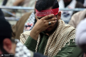 گردهمایی دانشجویان و طلاب بسیجی در حرم مطهر امام خمینی (س)