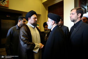 حاشیه تجدید میثاق هیأت رئیسه و اعضای مجلس خبرگان رهبری با آرمان های امام خمینی(س)