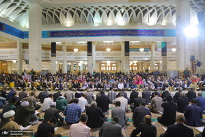 آیین ترتیل خوانی قرآن کریم در حرم حضرت معصومه (س)‎‎