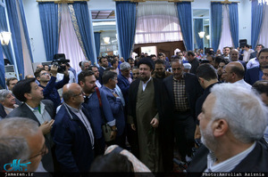 دیدار اعضای ستاد مرکزی بزرگداشت امام خمینی(س) با سید حسن خمینی