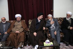 دیدار رئیس، مدیران و جمعی از کارکنان کمیته امداد امام خمینی (ره) با سید حسن خمینی