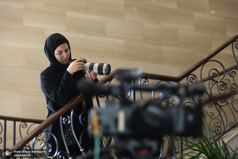 نشست خبری علی لاریجانی در بیروت