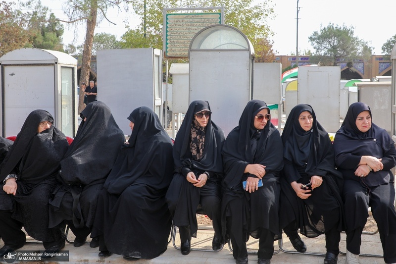 مراسم تشییع و خاکسپاری پیکر شهید سید هادی خرقانی