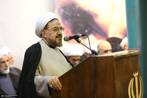 مراسم سالگرد رحلت آیت‌الله سید محمد موسوی بجنوردی در حسینیه جماران  -2