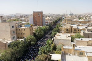 مراسم تشییع آیت الله العظمی شبیری زنجانی -۱