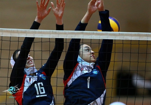 پیروزی تیم ملی والیبال زیر ۲۳ سال بانوان ایران در دیداری تدارکاتی
