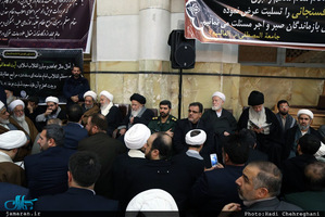 مراسم بزرگداشت آیت الله هاشمی رفسنجانی(ره) در مسجد اعظم قم-1