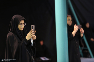 مراسم عزاداری هیئت «حسین جانم» در حسینیه جماران