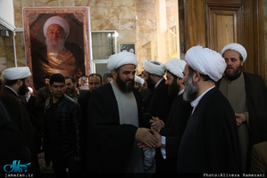 مراسم تشییع آیت الله نصرالله شاه آبادی(ره) در تهران