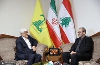 حضور عارف در دفتر حماس و حزب الله در تهران (4)