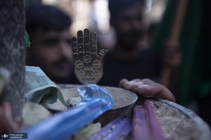 دسته عزاداری سنتی در کشمیر ھند