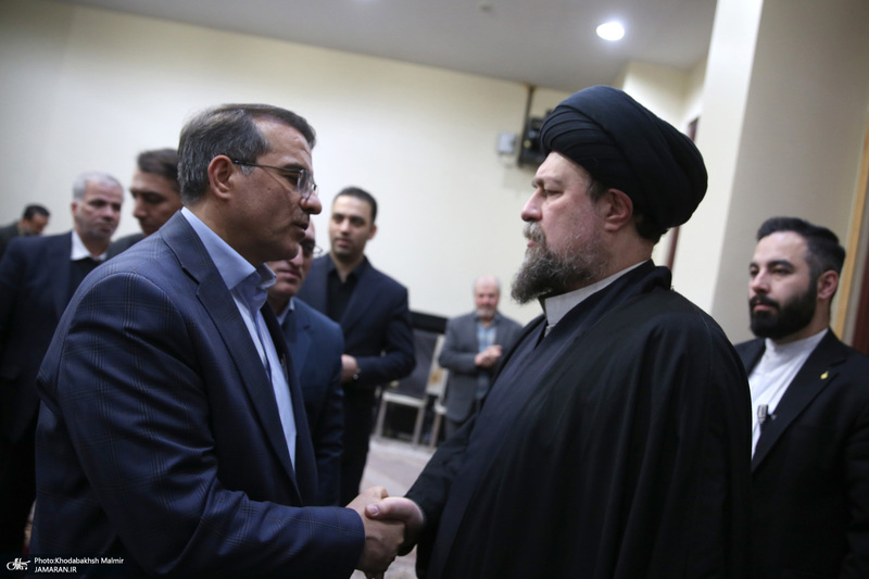 دیدار رئیس سازمان اداری و استخدامی و مدیران نظام اداری کشور با سید حسن خمینی