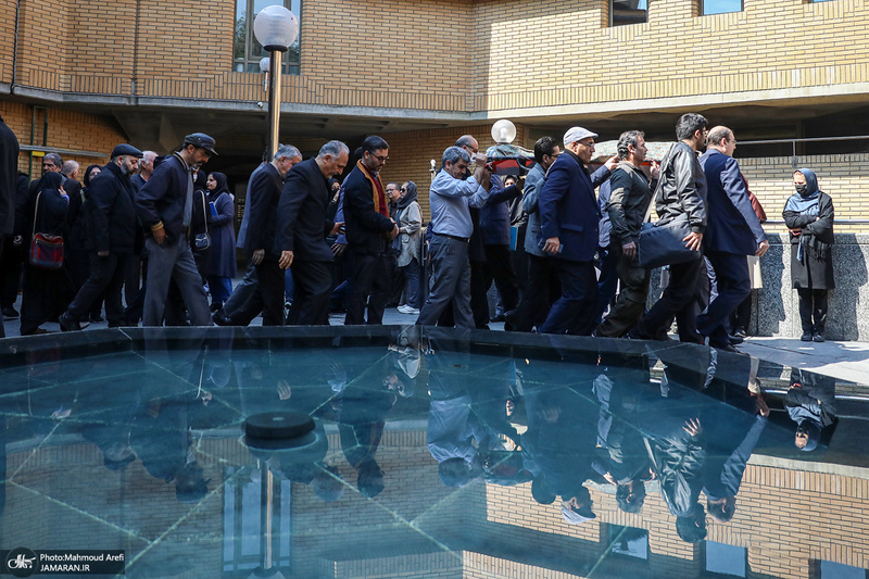 مراسم تشییع استاد سید عبدالله انوار