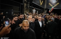 حضور علی لاریجانی بر مزار شهید سید حسن نصرالله (13)