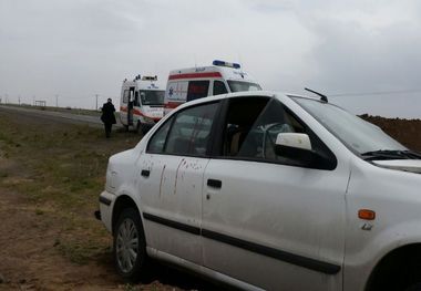 پنج نفر طی سانحه رانندگی در سبزوار جراحت دیدند