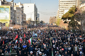 حضور میلیون ها تهرانی در تشییع پیکر مطهر سردار قاسم سلیمانی - 6 