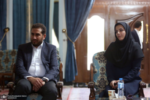 دیدار مدیر عامل و مدیران و معاونین بهشت زهرا (س) با سید حسن خمینی