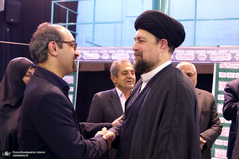 دیدار اعضای شورای مرکزی حزب اعتماد ملی با سید حسن خمینی