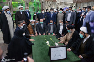 تجدید میثاق استاندار و ائمه جمعه استان تهران با آرمان های امام خمینی (س)