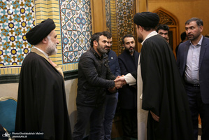 مراسم ترحیم پدر همسر حجت الاسلام و المسلمین سید سراج الدین موسوی