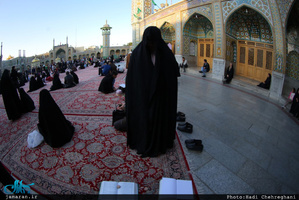 حال و هوای حرم مطهر حضرت معصومه(س) در ایام نوروز 