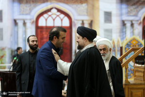 مراسم عزاداری شب شهادت حضرت زهرا (س) در حرم امام خمینی