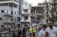 ویرانی گسترده پس از حمله موشکی ایران در سرزمین‌های اشغالی (5)