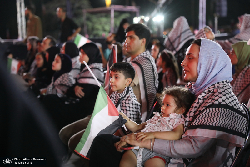 اجتماع مردم تهران در حمایت از مردم مظلوم غزه