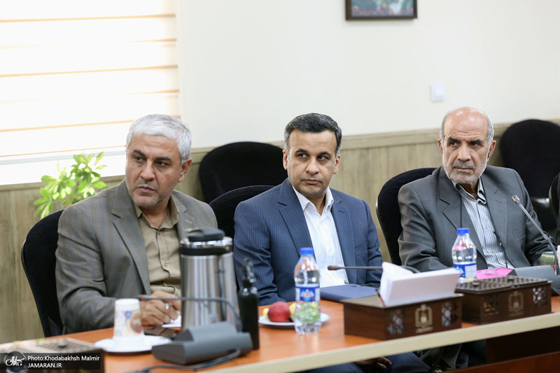 دیدار پیشکسوتان رژه 19 تیر 1358 با رییس موسسه تنظیم و نشر آثار امام خمینی (س)