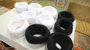 عمامه گذاری طلاب توسط مراجع عظام تقلید در روز میلاد امام علی (ع)‎