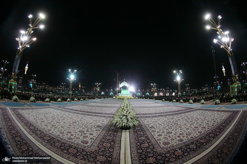 آئین خطبه خوانی شب شهادت امام رضا (ع) در حرم مطهر رضوی