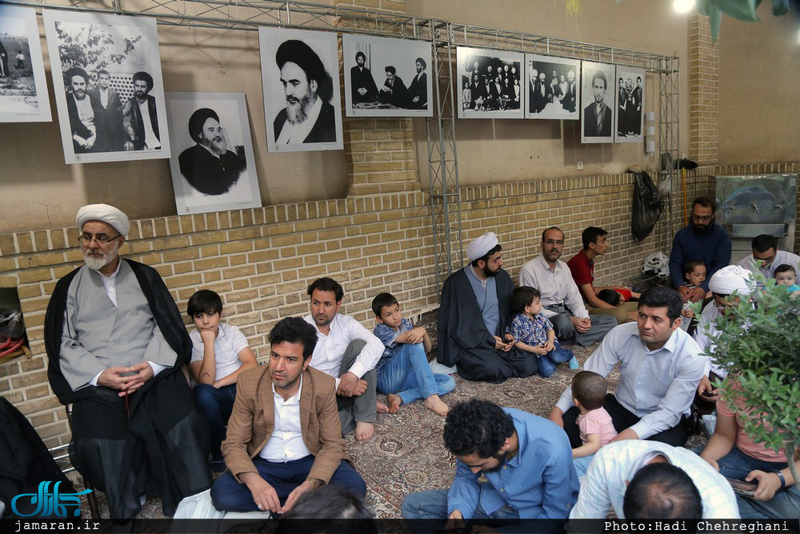 مراسم بزرگداشت حضرت امام(س) در بیت تاریخی بنیانگذار جمهوری اسلامی ایران در قم 