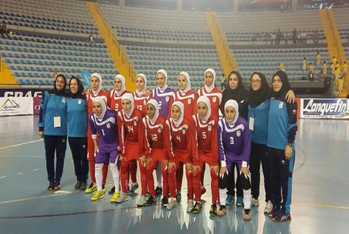 دیدار دوستانه تیم ملی فوتسال بانوان ایران و روسیه در تهران
