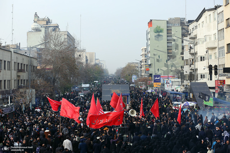 مراسم تشییع 200 شهید گمنام دفاع مقدس در تهران -2