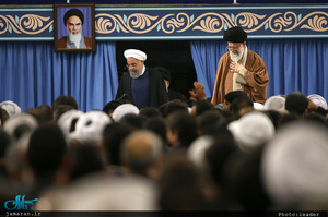 دیدار مسئولان نظام، مهمانان کنفرانس وحدت اسلامی و سفرای کشورهای اسلامی با رهبر معظم انقلاب 