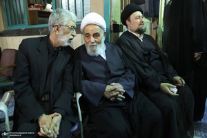 مراسم بزرگداشت همسر آیت الله موسوی بجنوردی (ره) در حسینیه شماره یک جماران-2