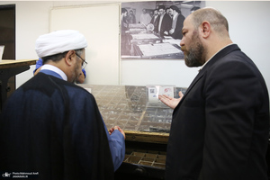 بازدید رئیس موسسه تنظیم و نشر آثار امام خمینی (س) از موسسه اطلاعات
