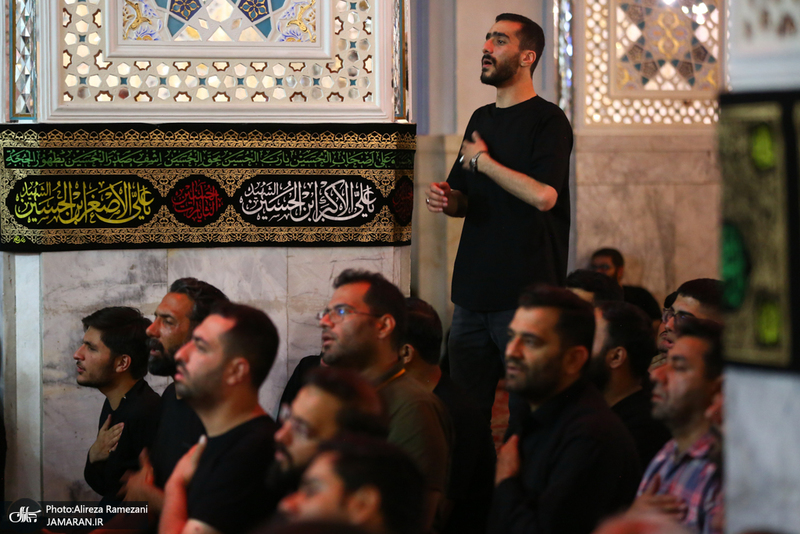 مراسم شام غریبان شهادت امام رضا (ع) در رواق دار الهدایه