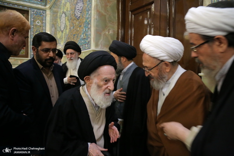 مراسم بزرگداشت آیت الله سیدجعفر خوانساری(ره) با حضور سید حسن خمینی