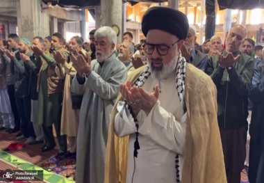 نماز عید فطر در کشمیر اقامه شد + فیلم