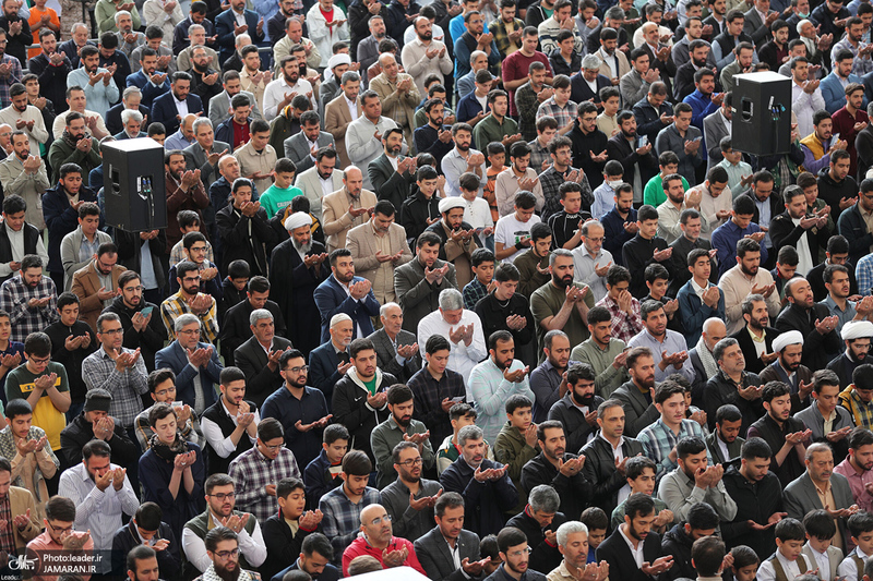 اقامه نماز عید سعید فطر به امامت رهبر معظم انقلاب